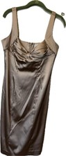 Calvin Klein Beige Nude Bodycon Dress Cocktail Party Evening Formal Wear Size 10