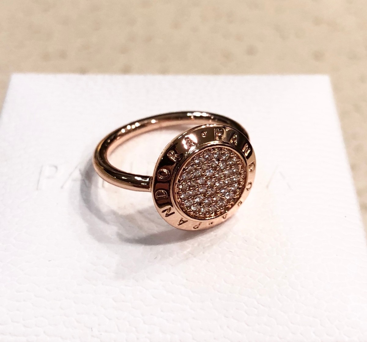 Genuine Pandora O Ale R 56 Ring Pandora Rose Gold O Ale R 56 O Ale