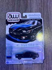 AUTO WORLD 2015 Ford Mustang GT Petty's Garage Blue Black Version B
