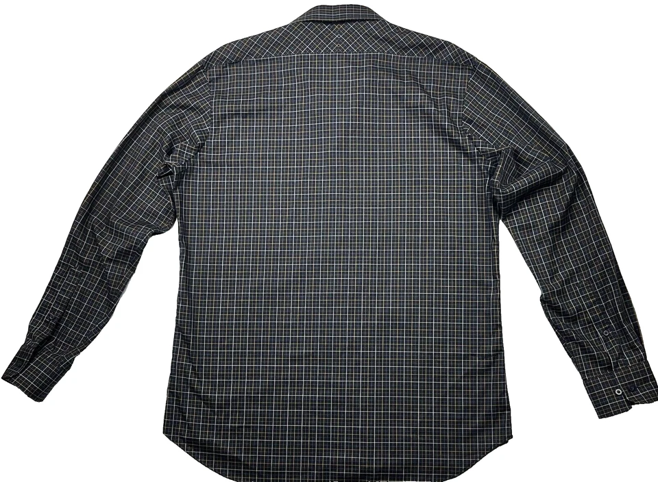 Men's Shirt Long Sleeved Collared Cambridge Easy Iron Ease Care Size 46 - Image 2 of 4