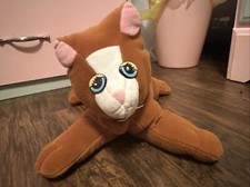 Tonka Pound Pur-r-ries 1985 Brown  White Stuffed Cat