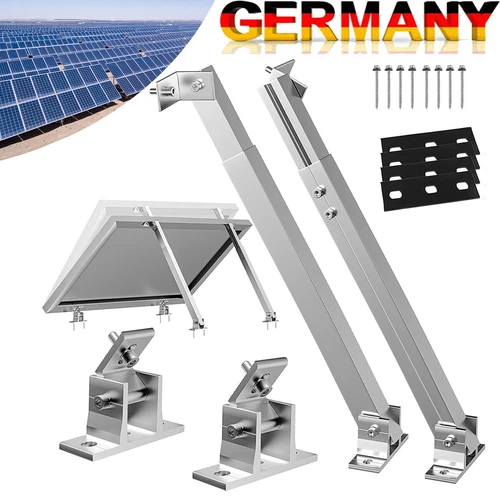 Solarmodul Balkonhalterung Set Solarpanel Halterung PV Montage Geländer Fassade