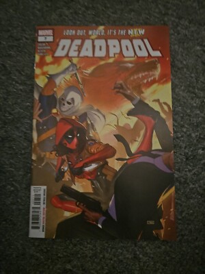 DEADPOOL #7 MARVEL 2024 TAURIN CLARKE MAIN COVER NM KEY 1ST ELLIE AS DEADPOOL
