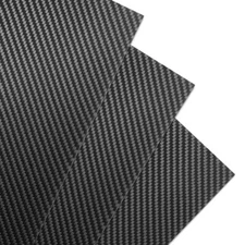 0.2-5mm Carbon Fiber Fibre Board Sheet 100mm x100mm-300mmx300mm Panel Sheet 3K