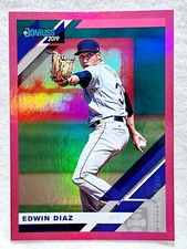 2019 Panini Donruss Holo Pink Edwin Diaz #85 New York Mets