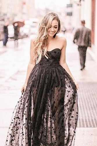 bodysuit dress with mesh overlay