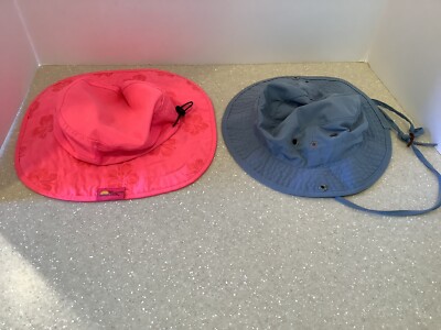 Sun Hats Scala Kids Sun Outdoor Blue Fitted 4-6X Pink Sun Protection  Zone