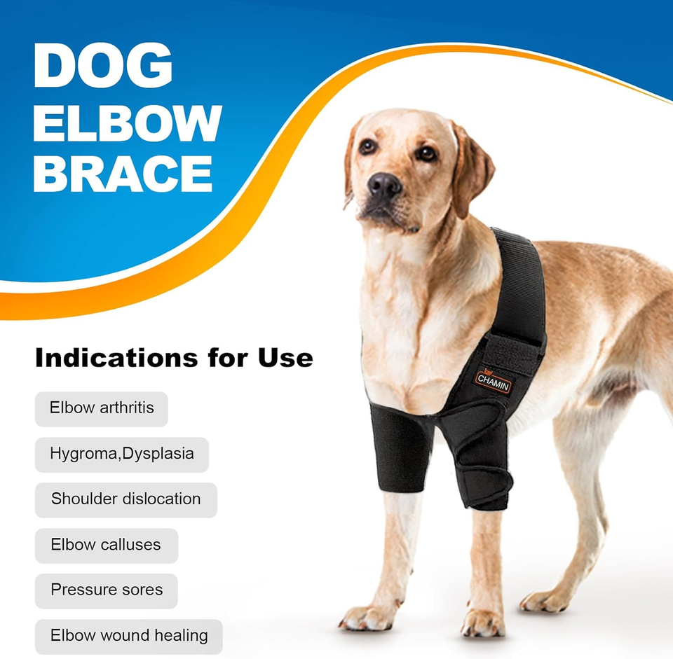 Dog Elbow Brace for Elbow Support and Protection, Protector Pads