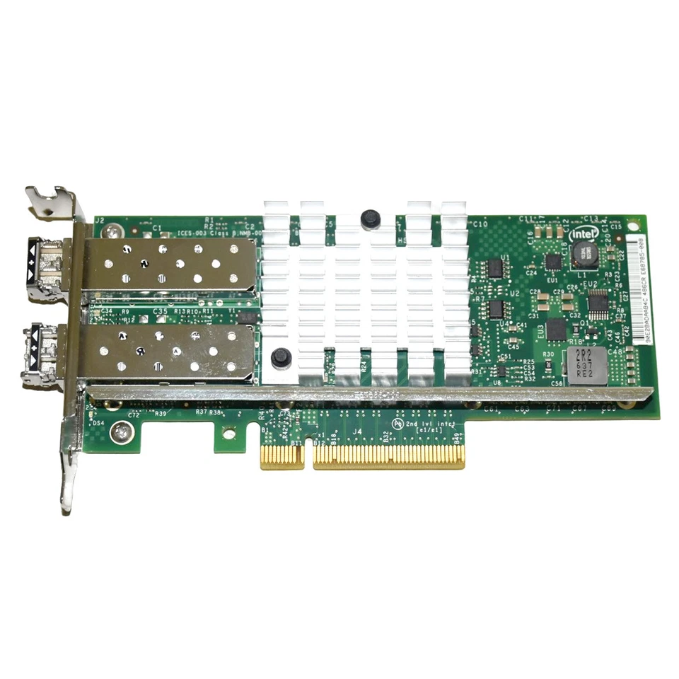 Intel X520-SR2 10Gbps Dual Port PCI-E Server Adapter Low Profile E10G42BFSR - Image 4 of 4