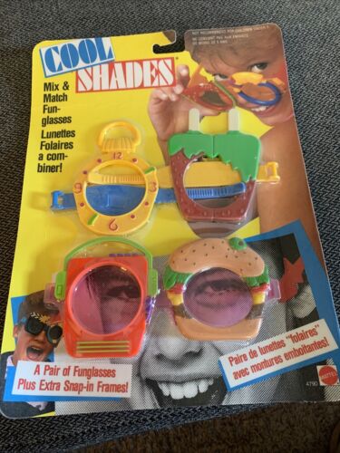 NOS Sealed Vintage 1987 Mattel Mix & Match Fun Glasses Cool Shades 1980s Party - 第 1/2 張圖片