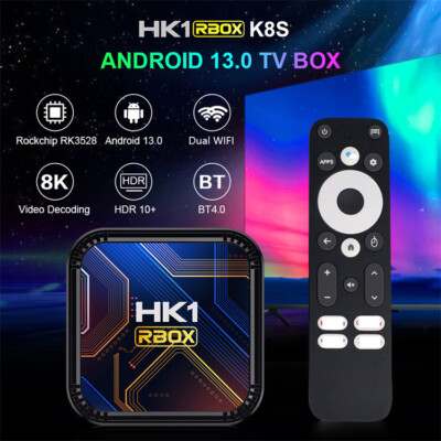 Android 13.0 TV Box Media Player 5G WIFI Quad Core 8K 4G+ 64G Smart TV Box