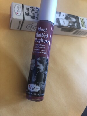 NIB_ TheBalm Meet Matte Hughes Long Lasting Liquid Lipstick - Dedicated 0.25oz