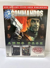 Commandos Ammo Pack Big Box PC 2 Games in 1 - Rare Eidos Item -