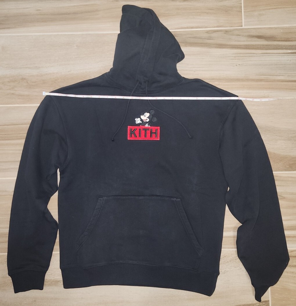 Kith x Disney Mickey Box Logo Williams III Hoodie Black