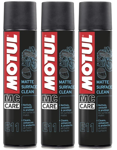 MOTUL MC CARE E11 MATTE SURFACE CLEAN 3x400 ml Reiniger für matte Oberflächen