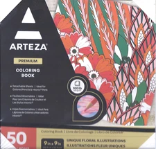 ARTEZA 50 Pages PremiumColoring Book $5Ship