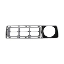 Right Side Silver Grille w/Round Hole For 76-77 Ford F100 F150 F250 F350 F500