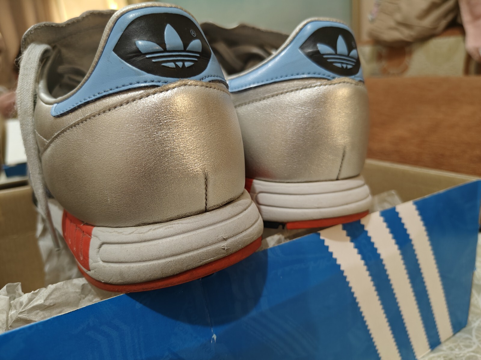 Size 8.5 - adidas Micropacer OG Silver 2014 image 4