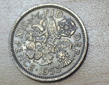 1953 Great Britain 6 Pence