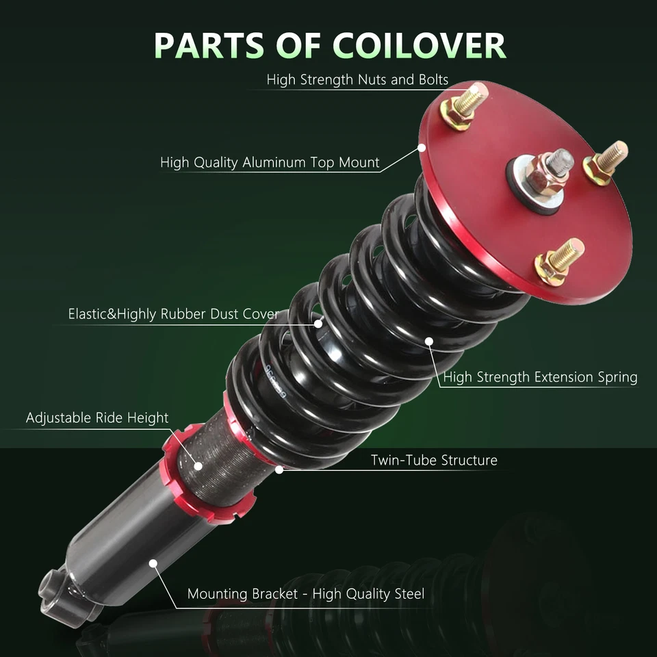 Coilovers Suspension Kit For 2006-2013 IS250 IS350 RWD Shock Strut Adjustable - Image 2 of 4