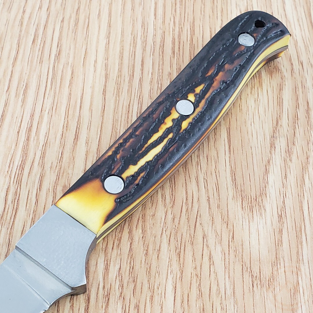 Elk Ridge Kitchen Knife 7.5" Satin Finish 3Cr13 Steel Fillet Blade POM Handle