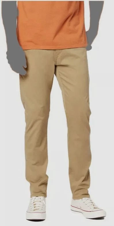 Pantalon homme Dockers beige coupe jean Supreme Flex coupe slim taille W36/L34