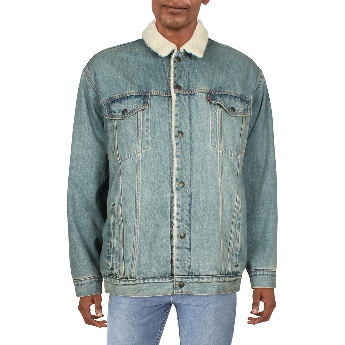 Мужская синяя джинсовая куртка дальнобойщика Levi Strauss - Co пальто Big - Tall 3XL BHFO 2004 9090₽