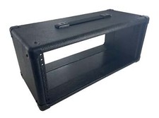 PROCRAFT 4U 9" Deep Rack Case in Black Tolex Wrap - Top Handle Black Hardware