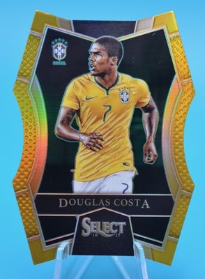 2016-17 Select Douglas Costa Gold Die Cut Prizm /10 Brazil #115 SSP Rare