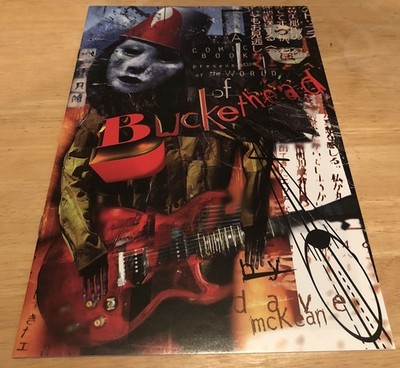 BUCKETHEAD Comic Book By Dave McKean /GnR 1999 EX Presentation Of The World RARE