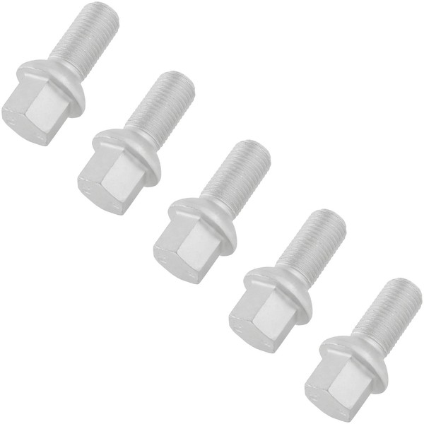 5X Tecpo Radschrauben M14X1.5 Kugelbund AG SW17 Radbolzen Alufelgen Stahlfelgen-image