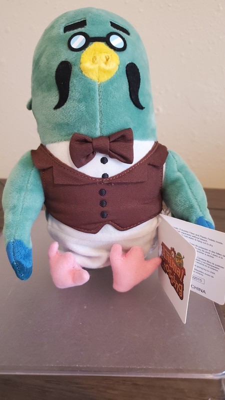 Animal Crossing BREWSTER 8 Inch Plush Toy Stuffed Doll Figure Kids Birthday NWT