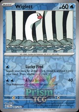 Wiglett 47/162 Common Reverse Holo Temporal Forces Pokemon