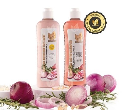 Natural Sant Onion & Biotin Shampoo Rosemary Extract Hair Growth Oil Control