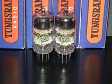 Platinum Matched Pair ECC82 Tungsram 12AU7 NOS NIB