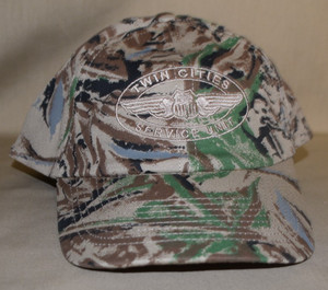 Vintage Union Pacific Twin Cities Service Unit Camouflage Hat