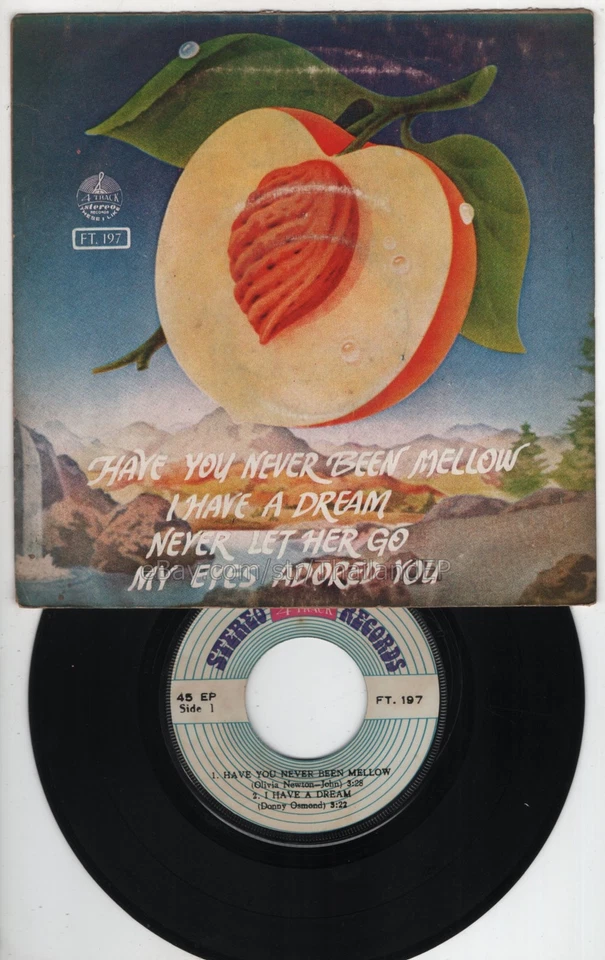 OLIVIA NEWTON-JOHN /DANNY OSMOND /DAVID GATES /FRANKIE VALLI THAI EP 7" THAILAND Foto 2 de 3