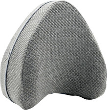 Knee Pillow Cover for Contour Legacy Knee Support Pillow Gray Leg Pillowcase