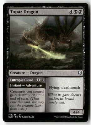 #153 - Topaz Dragon - Uncommon WB2 U Lightly played