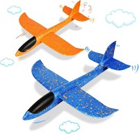 Styroporflieger Segelflugzeug 44Cm Wurfgleiter Kinder Spielzeug 2 StüCk