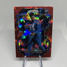 2021 Panini Prizm - Rookie Dayo Odeyingbo #387 Red Ice Prizm (RC)