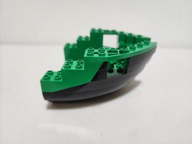 Lego Pirates Cross Bone Clipper Boat Hull Green (Set 6250)