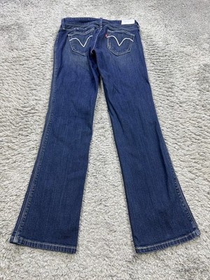 Levis 517 Jeans Women 2 M 28x29 Flare Boot Cut Low Rise Dark Wash