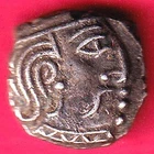 Kalachuris of Mahismati Krishnaraja rare silver coin #KT47