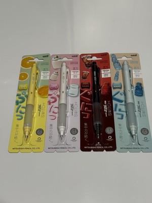 Uni Alpha Gel Mechanical pencil Set Of 4 Kuru Toga System Japan