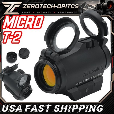 Micro T-2 2MOA Red Dot Sight Deluxe Version - ORIGINAL LOGO & Free Rail Mount