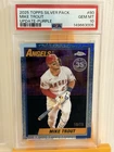 2025 Topps Silver Pack Mike Trout Purple Refractor /75 PSA 10 💎 MINT