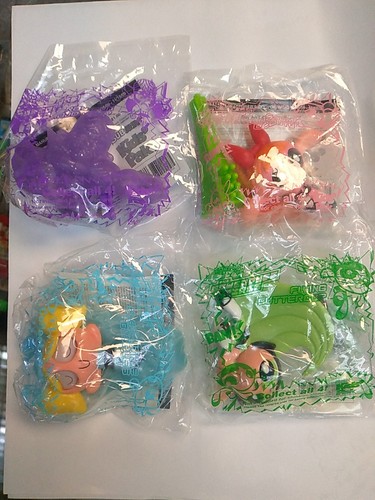MIP SET 4 Subway 2001 POWERPUFF GIRLS Bubbles MOJO JOJO Buttercup Blossom - Picture 1 of 6