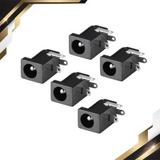 5 x DC-005 5.5mmx2.5mm DC Power Jack Plug 3 Pin Female Socket Connector