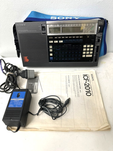 SONY Multi Band Receiver, Model ICF-2010 W/Power supply, Works, Later Serial.